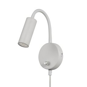 Mini Flex Hvit leselampe Fra Oriva - Mini flex vegglampe i hvit utførelse er perfekt som leselampe eller aksentbelysning i hjemmet.