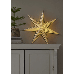 Stripe Ø60 Grønn Fra Star Trading - Pynt til advent, og den vil gi en herlig julestemning.