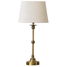 Axel Mini 50cm Antikk messing bordlampe Fra Lampan - Axel mini er en elegant bordlampe med et klassisk uttrykk og dekorative detaljer.