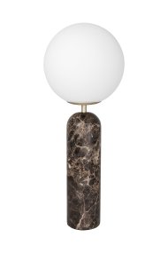 Torrano 53cm Brun marmor bordlampe Fra Globen Lighting - Stein er et naturlig materiale, fargen og nyansene på marmoreringen varierer og skaper et unikt mønster for hvert møbel.