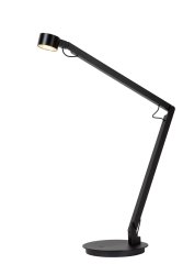 Ogden 90cm Svart skrivebordslampe Fra Lucide - Denne bordlampen gj&oslash;r akkurat det den gj&oslash;r best: gir deg tydelig belysning av oppgavene p&aring; bordet.