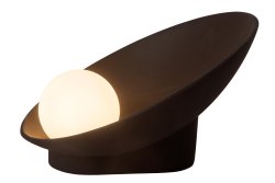 Raynell 15cm Svart bordlampe Fra Lucide - Raynell ligner en unik perle som noen ganger finnes i &oslash;sters.