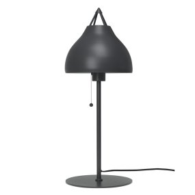 Pyra 60cm Grå bordlampe Fra Dyberg Larsen - Lampen gir en behagelig glød når den er tent og skaper en koselig atmosfære på hjørnebordet, skrivebordet, vinduskarmen eller i rommet.