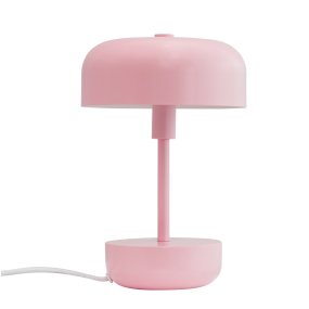 Haipot 25cm Rosa bordlampe Fra Dyberg Larsen - Haipot-serien er tilgjengelig i både stilige og livlige nyanser, og gir en iøynefallende opplevelse og et moderne romtema.