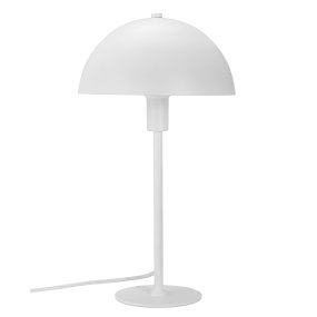 Stockholm 40cm Hvit bordlampe Fra Dyberg Larsen - Den lille hvite bordlampen i Stockholm-serien, med en høyde på 38 cm, er ideell for å gi lys i bokhyllen, på en smal hylle, vinduskarmen, nattbordet og mange andre steder.