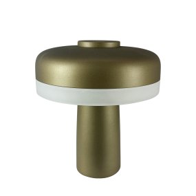Porter 16cm Metallisk grønn bærbar Fra Dyberg Larsen - Porter LED oppladbar bordlampe er en moderne og funksjonell lampe med unikt design hvor lyset kommer fra kanten, som gir et behagelig og jevnt lys.
