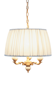Toulouse Ø45 Gull Fra Aneta Lighting - Toulouse-pendellampen har et klassisk og elegant uttrykk med dekorative detaljer og myke former.