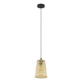 Claverdon Ø18 Tre Taklampe Fra Eglo - Den dekorative skjermen skaper et vakkert lysm&oslash;nster n&aring;r lampen er p&aring; og bidrar til en varm atmosf&aelig;re i rommet.