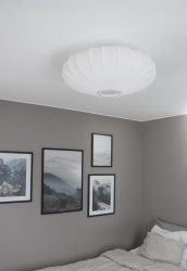 Mamsell Ø55 Hvit plafond Fra Aneta Lighting - Mamsell et stilig himling som med sin myke form passer godt inn i for eksempel soverom.