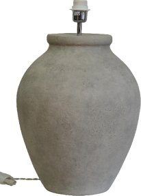 Casagrande 54cm Off-white Fra Hallbergs - Casagrande er en moderne lampefot med rustikk design.