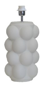 Bubbles 47cm Hvit lampefot Fra Hallbergs - Bubbles er en moderne keramisk lampesokkel.