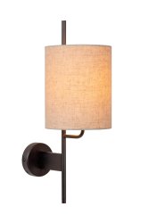 Magic Ø18 Svart vegglampe Fra Lucide - Det indirekte lyset er perfekt over en skjenk i en koselig stue eller som et skånsomt nattlys på soverommet.
