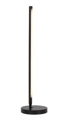 Finan 60cm Svart bordlampe Fra Lucide - En berøringssensor på lampen som lar deg enkelt justere lysstyrken.