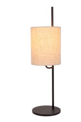 Magic 64cm Svart bordlampe Fra Lucide - Det indirekte lyset er perfekt for en skjenk i stua, som en subtil lyskilde på arbeidsværelset eller som et skånsomt nattlys på soverommet.