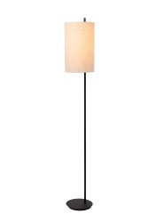 Magic Svart gulvlampe Fra Lucide - Det indirekte lyset er perfekt i stuen, som en subtil lyskilde på soverommet eller som skånsom nattbelysning før leggetid.