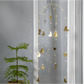Dream Messing Fra Star Trading - Fine vintermotiver i messingfinish som skaper julestemning.
