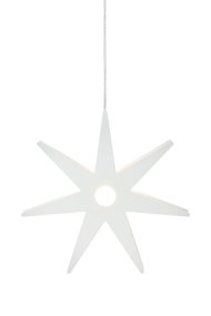Origo Ø37 Hvit Fra Markslöjd - Origo adventsstjernen er en stilig og moderne julestjerne i hvitt metall som skaper en koselig f&oslash;lelse i hjemmet.