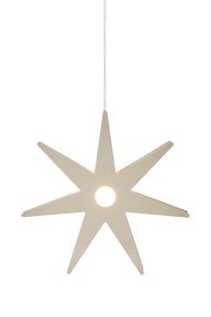 Origo Ø37 Greige Fra Markslöjd - Origo adventsstjernen er en stilig og moderne julestjerne i metall i gr&aring; farge som skaper en koselig f&oslash;lelse i hjemmet.