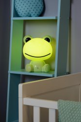Dodo Frog Grønn barnelampe Fra Lucide - Denne bordlampen med dyremotiv, med det koselige navnet Dodo, vil gi barna dine søte drømmer.