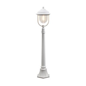 Parma 118cm Hvit pullerter Fra Konstsmide - Milano pullert er en elegant lanterne laget av aluminium i hvit farge.