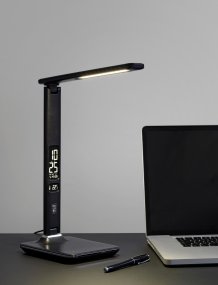 Office 34cm Svart skrivebordslampe Fra Halo Design - Den slanke og moderne designen gjør Office til et stilig og praktisk tillegg til skrivebordet.