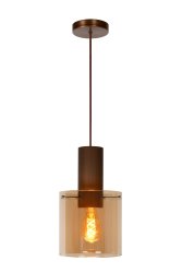 Toledo Ø20 Rav Taklampe Fra Lucide - Heng lampen på rød høyde takket være den justerbare ledningen og koble den til en dimmer for et perfekt resultat.