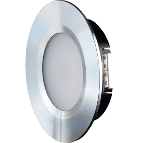 Q-36 Downlight 3000K Aluminium Fra Designlight - Med en hullst&oslash;rrelse p&aring; 55 mm, en monteringsdybde p&aring; 13 mm og en diameter p&aring; 70 mm, er den egnet for &aring; erstatte de fleste lignende armaturer.