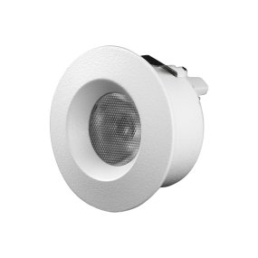 Q-20 Mini Downlight 3000K 10-pk Hvit Fra Designlight - Denne downlighten kan med fordel installeres i vindusnisjer og skap og har en minimum installasjonsdybde p&aring; kun 19 mm.