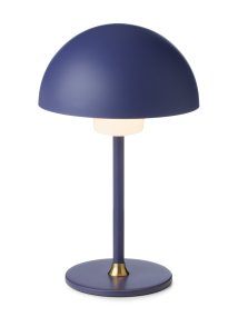 Moon Light 27cm Blå bærbar Fra Halo Design - Det oppladbare batteriet gir fleksibilitet og med den medf&oslash;lgende USB-kabelen kan du enkelt lade det.