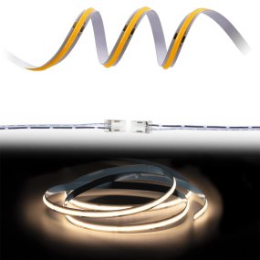 Cobby LED-list 12V 3000K 5m IP44 Fra Designlight - Dette er inkludert i pakkenCobby 12V LED-stripe IP44 (5 m)2 startkabler, 2 meter per kabelHurtigkontakter for sikker og stabil tilkobling til LED-stripenLED-stripen leveres komplett med to startkabler p&aring; 2 meter hver, utstyrt med n&oslash;ye utvalgte hurtigkontakter som minimerer risikoen for l&oslash;s kontakt.