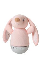 Dolly Rosa barnelampe Fra Lucide - I tillegg til å spre et mykt og trøstende lys, kan Dolly også spille beroligende musikk, noe som forsterker følelsen av trygghet for barnet ditt ytterligere.