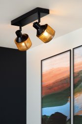 Rafa 2 Svart spotlight Fra Lucide - Du kan også&aring; koble Rafa til en ekstern dimmer, noe som gjør at du enkelt kan skape stemning og komfort i ethvert rom og når som helst på dagen.