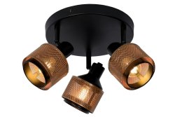 Rafa 3 Svart spotlight Fra Lucide - Du kan ogs&aring;&aring; koble Rafa til en ekstern dimmer, noe som gj&oslash;r at du enkelt kan skape stemning og komfort i ethvert rom og n&aring;r som helst p&aring; dagen.