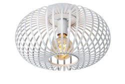 Manuela Ø40 Hvit plafond Fra Lucide - Manuela er enkel &aring; koble til en dimmer og ser veldig pen ut.