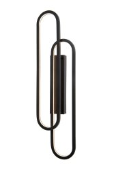 Thelma 75cm Svart vegglampe Fra Lucide - Vegglampen kan enkelt kobles til en ekstern dimmer, som gjør det mulig å jevnt justere lysintensiteten.