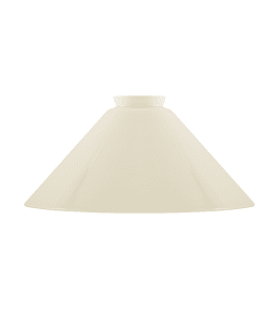 Tall Schoolhouse Glass Shade 60/250 Off-white Fra Karlskrona lampfabrik - En klassisk &quot;skomaker&auml;rm&quot; hvis form har vært den samme siden de første elektrifiserte anhengene med ledning kom på banen.