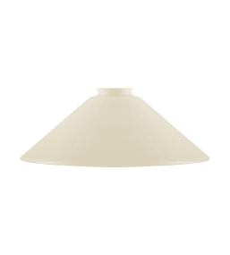 Schoolhouse Glass Shade 60/300 Off-white Fra Karlskrona lampfabrik - 