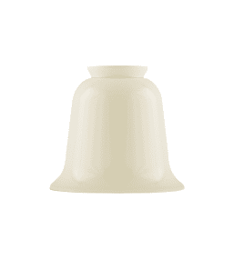 Bell-Shaped Glass Shade 60/130 Off-white Fra Karlskrona lampfabrik - 