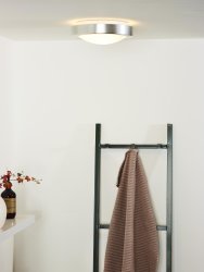 Fresh Ø27 Sateng krom baderomslampe Fra Lucide - Unike produktegenskaperPasser for bruk med LED-lyskildeLett å koble til en dimmer (ekskl.