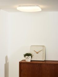 Otis LED 33cm Opal plafond Fra Lucide - Otis-taklampen ser ut til å ha en enkel design, men ikke la deg lure.