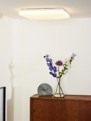 Otis LED 43cm Opal plafond Fra Lucide - Otis-taklampen ser ut til å ha en enkel design, men ikke la deg lure.