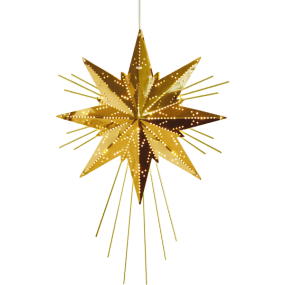 Mini Luxe 36cm Messing Fra Star Trading - 