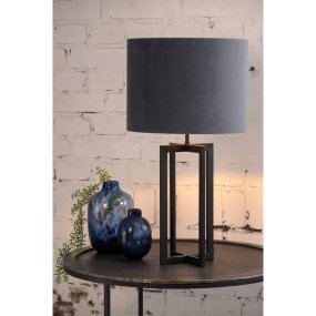 Mace 46cm Svart lampefot Fra Light & Living - 