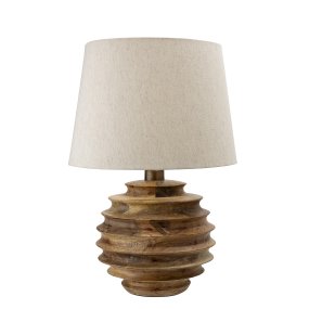 Svale 54cm Tre Fra Bloomingville - En perfekt lampe for de som setter pris p&aring; h&aring;ndverk, naturlige materialer og varm belysning som gir rommet b&aring;de stil og karakter.