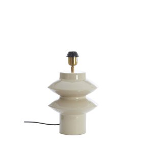 Petch 26cm Greige lampefot Fra Light & Living - 