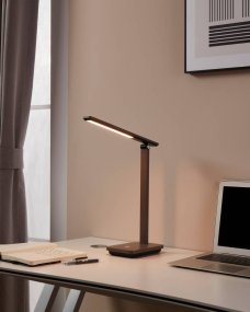 Iniesta 35cm Svart skrivebordslampe Fra Eglo - Den slanke profilen og det stilige utseendet gj&oslash;r at lampen enkelt kan integreres i ulike typer arbeidsplasser eller hjemmekontorer hvor funksjonalitet og design er like viktig.