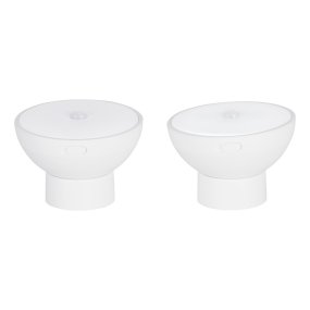Eidani 2-pk Hvit barnelampe Fra Eglo - Når den er montert i en høyde på 2 meter, kan sensoren registrere bevegelse på opptil 3 meters avstand innenfor en vinkel på 120°.