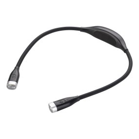 Yamenzi Svart bærbar Fra Eglo - Yamenzi er en smart og fleksibel LED-lampe som sitter komfortabelt rundt halsen og gir retningsbestemt belysning uten å måtte bruke hendene.