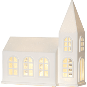 Vinter 20cm Hvit Fra Star Trading - 