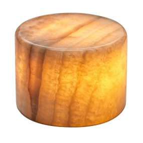 Marble 6cm Beige Fra Unison - Marmor blir en vakker interi&oslash;rdetalj p&aring; bordet, i vinduet eller p&aring; hyllen og sprer et behagelig lys i rommet.